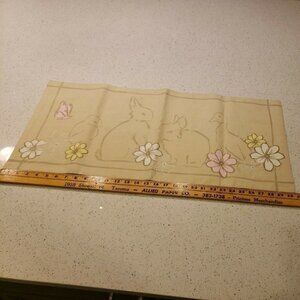 easter table runner 30.5"x 14" Rabbit Duck Chick